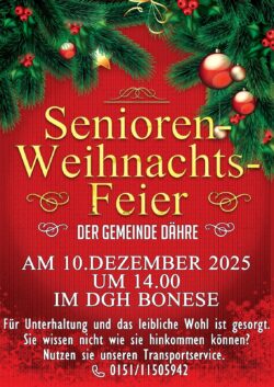 Senioren-Weihnachtsfeier 2025